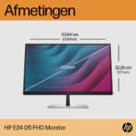 HP E-Series E24 G5 FHD-monitor - Afbeelding 13